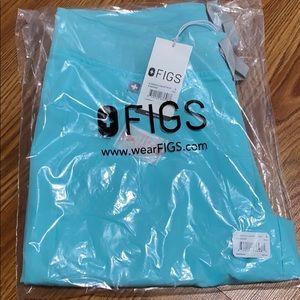 Figs Small Petite fresh aqua jogger scrub pants
